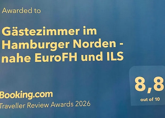 Gästezimmer im Hamburger Norden - nahe EuroFH und ILS